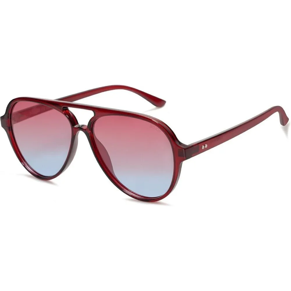 Retro Aviator Sunglasses Women Men Polarized UV400 Plastic Frames